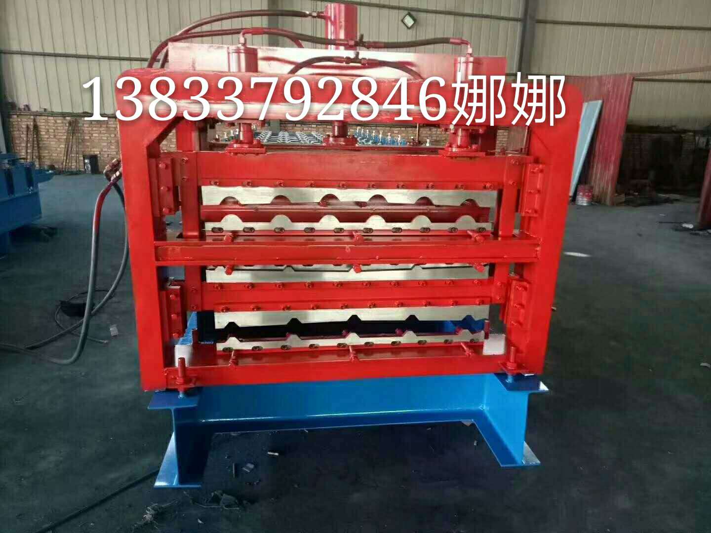 山西竹筒琉璃瓦800-840-900压瓦机